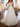 V-Neck Cut Waist Embroidery Ball Gown Beach Lace Wedding Dress - Ivory