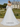 Lace Puff Sleeve Illusion Embroidery Ball Gown Wedding Dress - Ivory