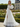 Lace Puff Sleeve Illusion Embroidery Ball Gown Wedding Dress - Ivory