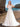 V-Neck Embroidery Lace Wedding Dress With Chapel Train
