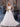 Lace Embroidery Sheer Bodice Boned Wedding Dress With Chapel Train