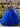 Bow Back Off Shoulder Sparkly Tulle Long Formal Quinceanera Dress With Drop in Royal Blue