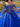 Bow Back Off Shoulder Sparkly Tulle Long Formal Quinceanera Dress With Drop in Royal Blue