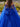 Bow Back Off Shoulder Sparkly Tulle Long Formal Quinceanera Dress With Drop in Royal Blue