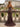 Strapless Sparkly Crystal Hot Fix Lace Up Long Mermaid Prom Dress in Chocolate