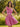 One Shoulder Homecoming Cocktail Dress Short A-Line in Hot Pink