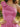 One Shoulder Homecoming Cocktail Dress Short A-Line in Hot Pink
