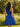 One Shoulder Homecoming Cocktail Dress Short A-Line in Royal Blue