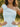 One Shoulder Homecoming Cocktail Dress Short A-Line in Baby Blue