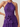 Halter Chiffon Embroidery 3D Flower Mini A-Line Homecoming Dress in Purple