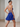 Halter Chiffon Embroidery 3D Flower Mini A-Line Homecoming Dress in Royal Blue