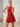 Halter Chiffon Embroidery 3D Flower Mini A-Line Homecoming Dress in Red