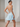 Halter Chiffon Embroidery 3D Flower Mini A-Line Homecoming Dress in Light Blue