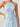 Halter Chiffon Embroidery 3D Flower Mini A-Line Homecoming Dress in Light Blue