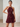 Halter Chiffon Embroidery 3D Flower Mini A-Line Homecoming Dress in Burgundy
