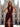 Halter Deep V-Neck A-Line Lace Up Long Prom Dress With Shawl in Burgundy