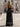 Halter Deep V-Neck A-Line Lace Up Long Prom Dress With Shawl in Black