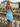Scoop Neck Ruffle Hem Mini A-Line Prom Dress in Sky Blue