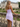 Scoop Neck Ruffle Hem Mini A-Line Prom Dress in Lavender