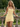 Scoop Neck Ruffle Hem Mini A-Line Prom Dress in Yellow