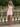 Scoop Neck Ruffle Hem Mini A-Line Prom Dress in Pink
