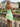 Scoop Neck Ruffle Hem Mini A-Line Prom Dress in Mint Green