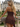 Square Neck Ruffle Mini A-Line Prom Dress in Burgundy