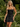 Square Neck Ruffle Mini A-Line Prom Dress in Black