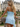 Square Neck Ruffle Mini A-Line Prom Dress in Sky Blue
