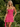 Square Neck Ruffle Mini A-Line Prom Dress in Hot Pink