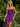 Square Neck Ruffle Mini A-Line Prom Dress in Purple