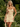 Square Neck Ruffle Mini A-Line Prom Dress in Champagne