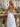 Ruched Bust Floral Backless Lace Up Long A-Line Prom Dress in Blue Floral