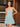 Strapless Ruched Bust Mini Prom Dress With Pleated Hem - Light Blue