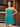 Strapless Ruched Bust Mini Prom Dress With Pleated Hem - Aqua Blue