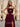 Halter Cut Front Pleated A-Line Lace Up Long Prom Dress With Shawl - Burgundy