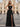 Halter Cut Front Pleated A-Line Lace Up Long Prom Dress With Shawl - Black