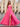 Halter Cut Front Pleated A-Line Lace Up Long Prom Dress With Shawl - Hot Pink