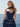 Crystal Two Pieces Pleated Long A-Line Prom Dress With Shawl - Navy Blue