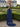 V-Neck Ruched Bodice Pleated Chiffon Long A-Line Prom Dress With Shawl in Navy Blue