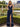 V-Neck Ruched Bodice Pleated Chiffon Long A-Line Prom Dress With Shawl in Navy Blue