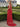 V-Neck Ruched Bodice Pleated Chiffon Long A-Line Prom Dress With Shawl in Red