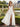 V-Neck Ruched Bodice Pleated Chiffon Long A-Line Prom Dress With Shawl in White