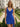 Tank V-Neck Backless Lace Up Mini A-Line Prom Dress With Ruffle Hem in Royal Blue