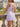 Tank V-Neck Backless Lace Up Mini A-Line Prom Dress With Ruffle Hem in Lavender