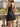 Tank V-Neck Backless Lace Up Mini A-Line Prom Dress With Ruffle Hem in Black