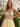 Luxury Crystal V-Neck Chiffon Mini Ball Gown Prom Dress in Yellow