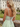 Luxury Crystal V-Neck Chiffon Mini Ball Gown Prom Dress in Mint Green