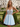 Luxury Crystal V-Neck Chiffon Mini Ball Gown Prom Dress in Light Blue