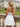 Luxury Crystal V-Neck Chiffon Mini Ball Gown Prom Dress in White